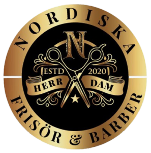 Nordiska frisor barbershop logotyp